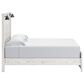 Ashley Gerridan King Panel Bed in White Gray, , large