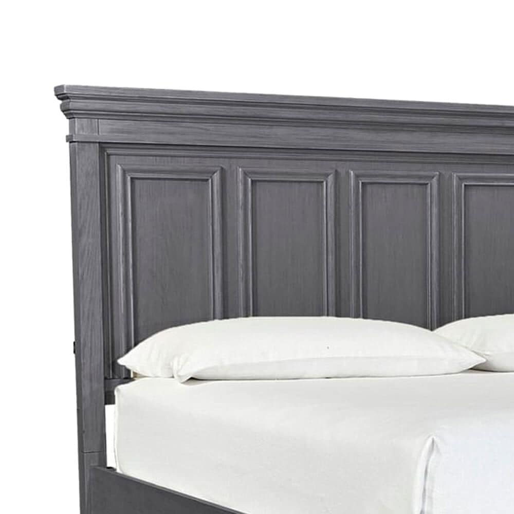 Riva Ridge Caraway King Storage Bed in Aged Slate with Charging ...