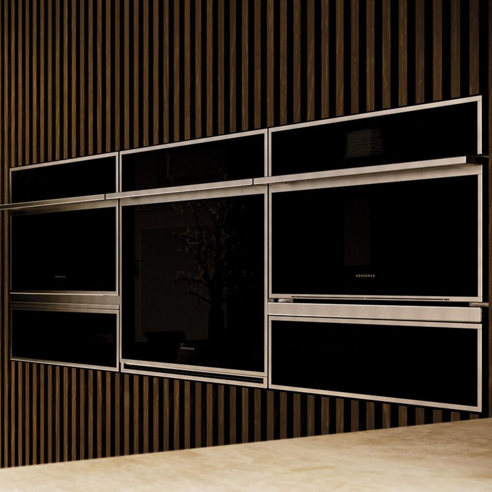 Monogram Minimalist 30&quot; Electric Single Wall Oven in Stainless Steel, , large