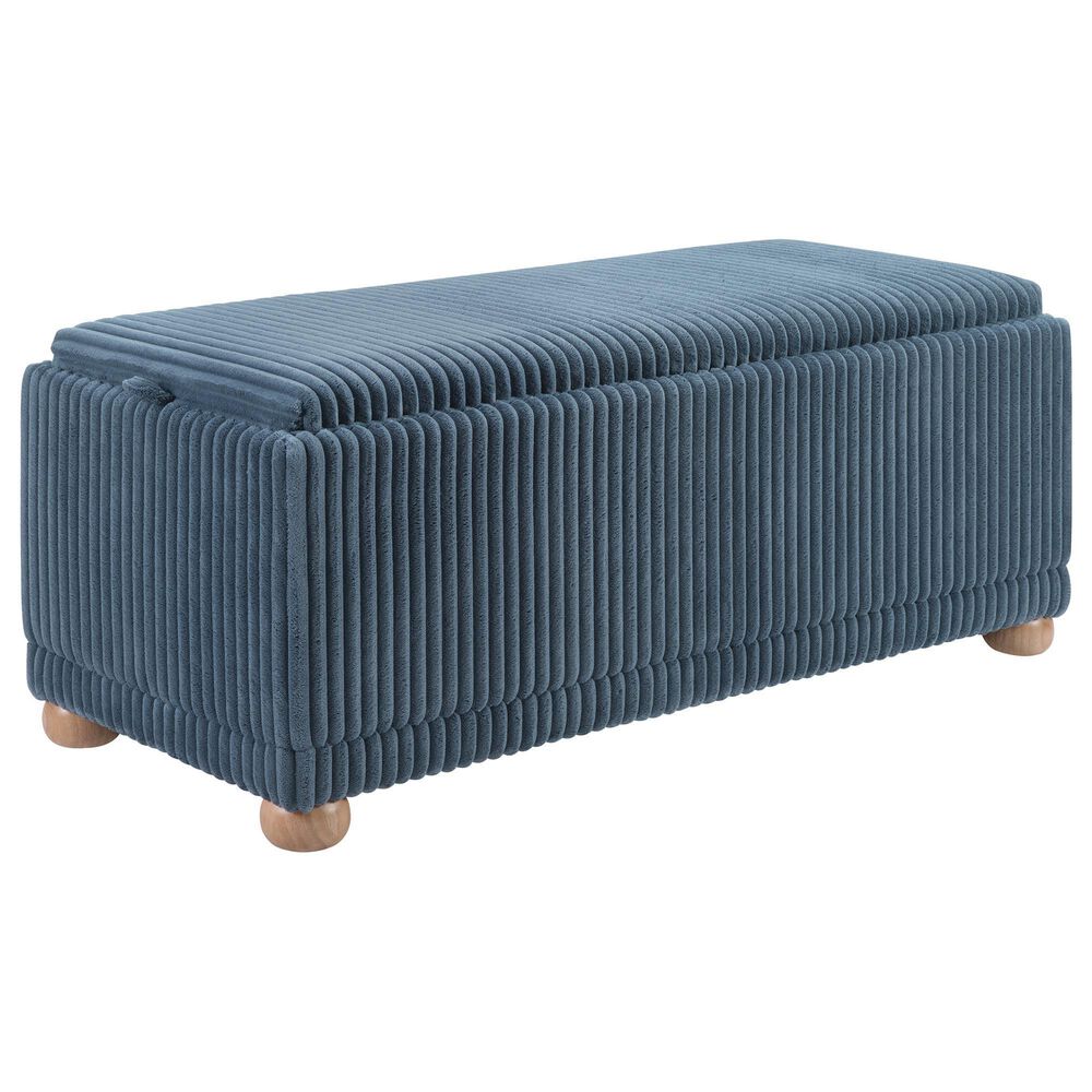 Valor Living Sahara Storage Bench in Blue, , large
