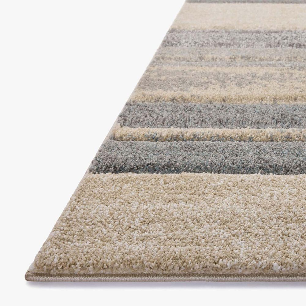 Loloi Silas 2&#39;7&quot; x 4&#39; Slate and Sand Area Rug, , large
