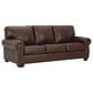 Ashley Colleton 3-Piece Stationary Living Room Set with Rocker Recliner in Dark Brown, , large
