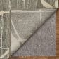 Feizy Sutton 5"6" x 8"6" Pewter and Green Area Rug, , large