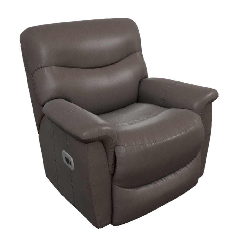 La-Z-Boy James Power Rocking Recliner with Headrest and Lumbar in Walnut, , large
