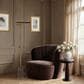 Renwil Gusle Floor Lamp in Brown and Vintage Brass, , large