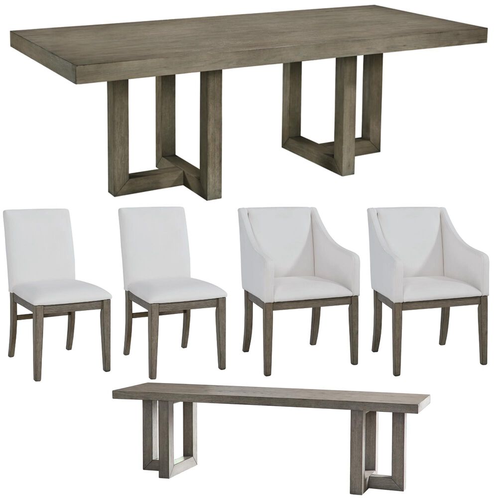 Signature Design by Ashley Anibecca 6-Piece Dining Set in Gray, , large