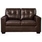 Ashley Santorine 4-Piece Stationary Living Room Set in Dark Brown, , large
