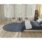 Nourison Twist Reversible 8" Round Navy Indoor/Outdoor Area Rug, , large