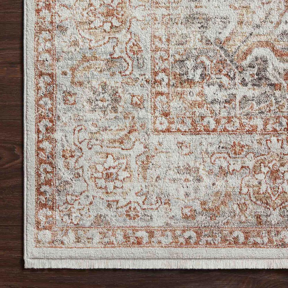 Loloi Bonney 2&#39; x 3&#39; Ivory and Sunset Area Rug, , large