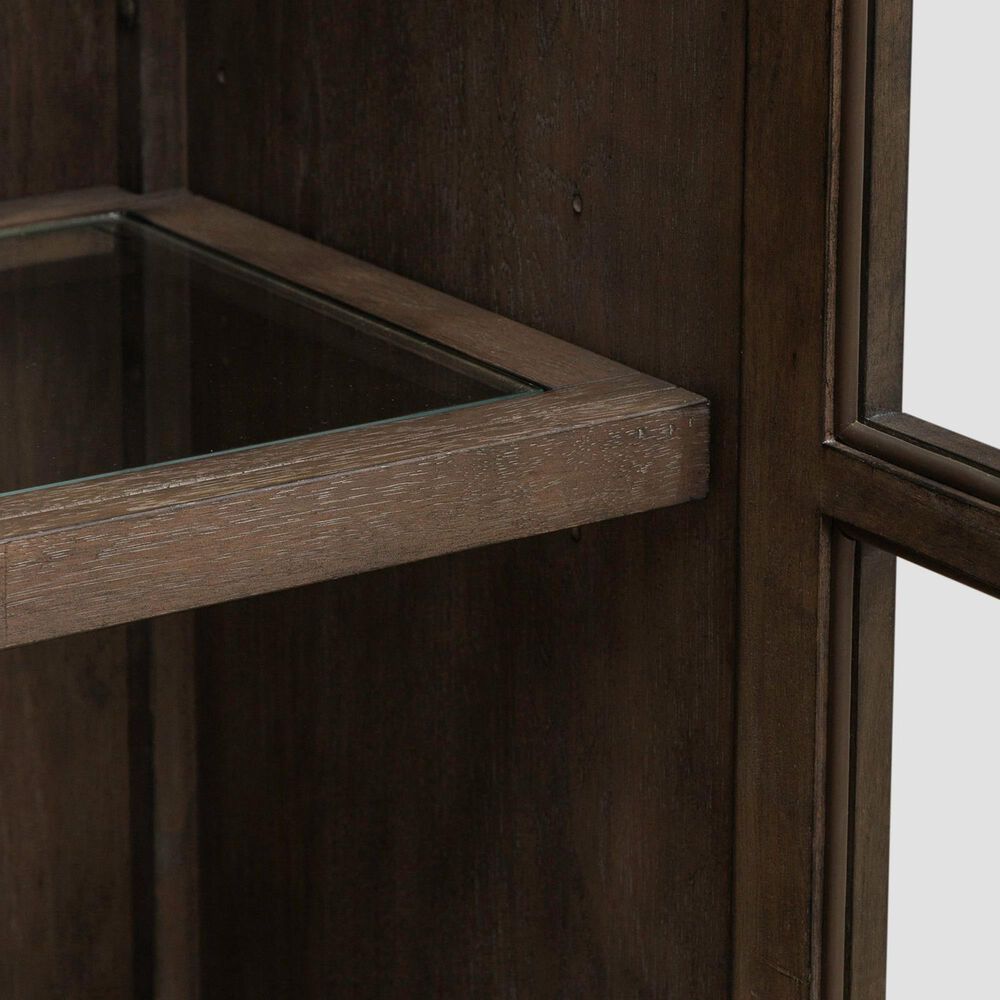 Liberty Furniture Cascade Falls Display Cabinet in Satin Espresso, , large