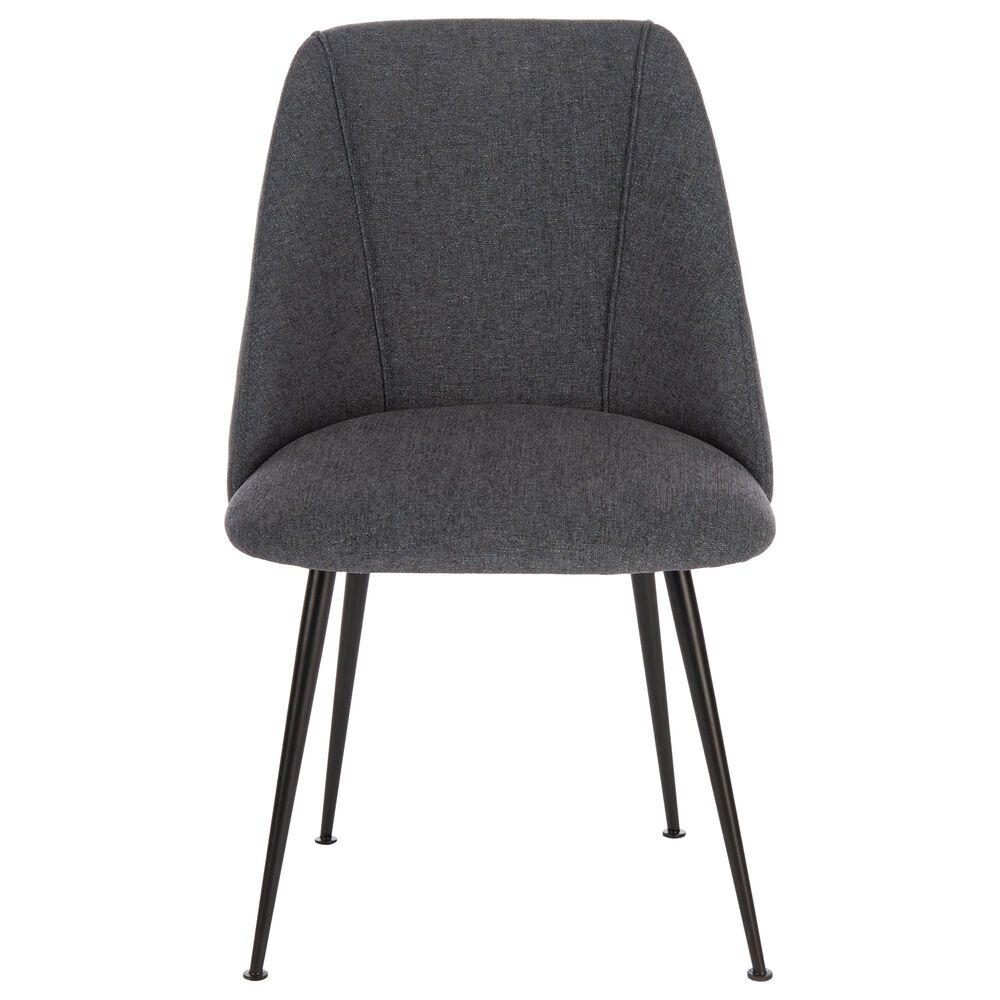 Safavieh Foster Dining Chair in Navy /Black, , large