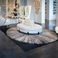 Nourison Cosmopolite CGS21 9" x 12" Noir Area Rug, , large