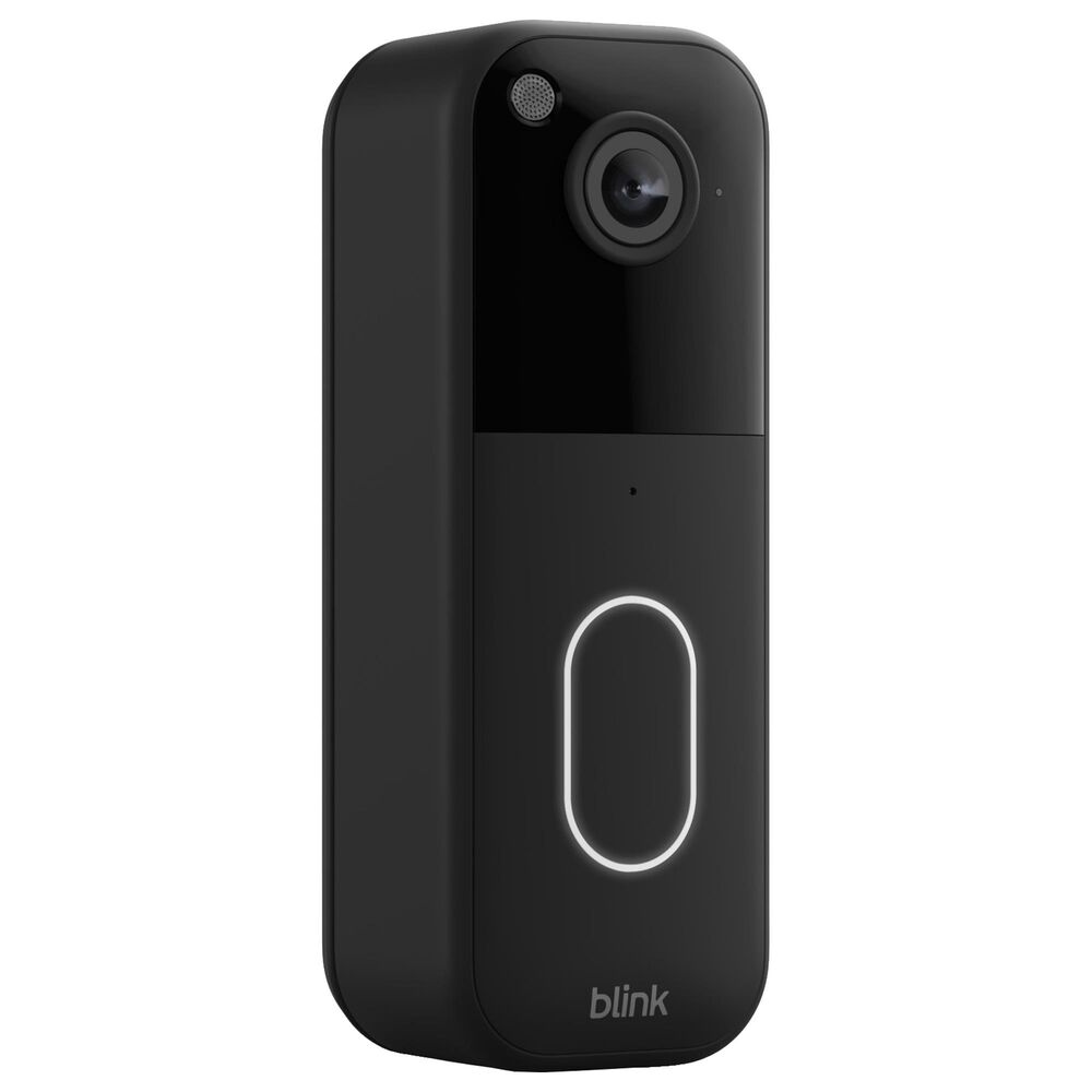 Blink Video Doorbell with Sync Module Core in Black, , large