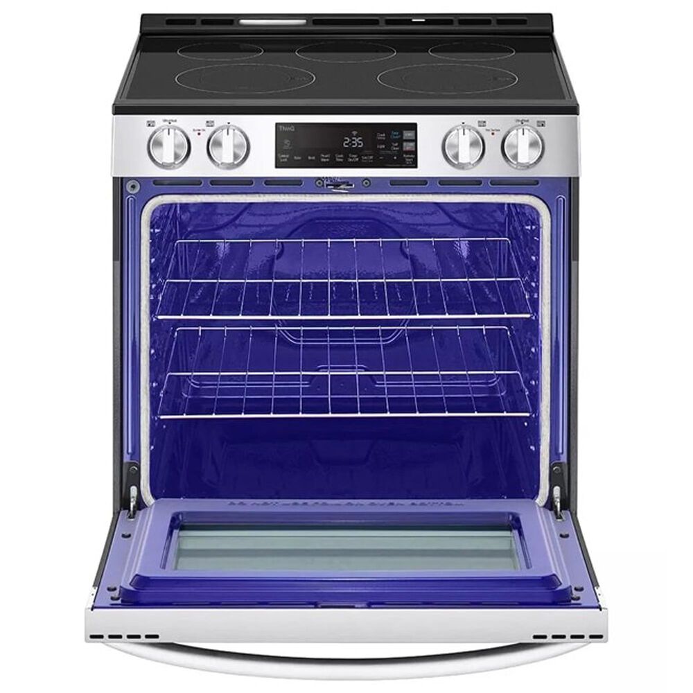 LG 6.3 Cu. Ft. Slide-in Electric Smart Range in Stainless Steel, , large