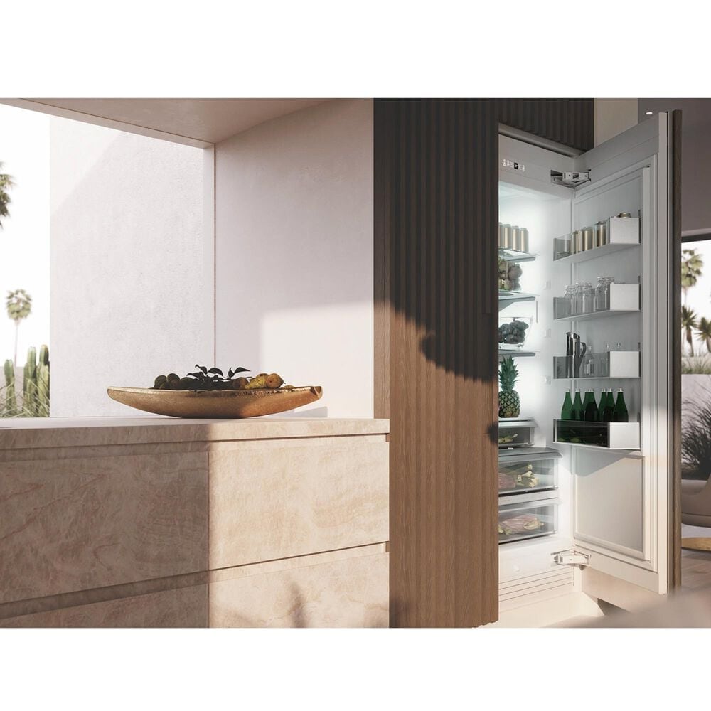 Monogram 24&quot; Integrated Column Freezer with Left Handle - Panel Sold Separately, , large