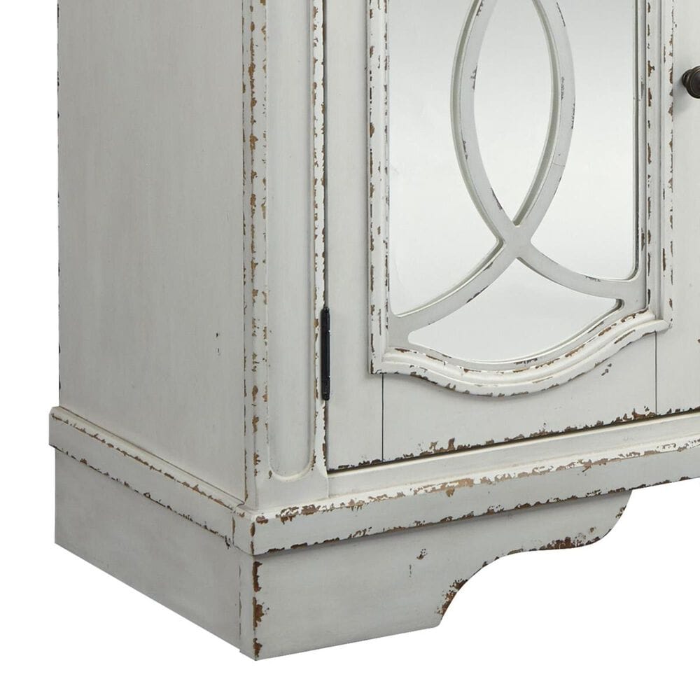 Ashley Realyn XL 74&quot; TV Stand in Chipped White, , large