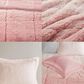 Hampton Park Brielle Ombre 2-Piece Twin/Twin XL Shaggy Long Fur Comforter Mini Set in Blush, , large