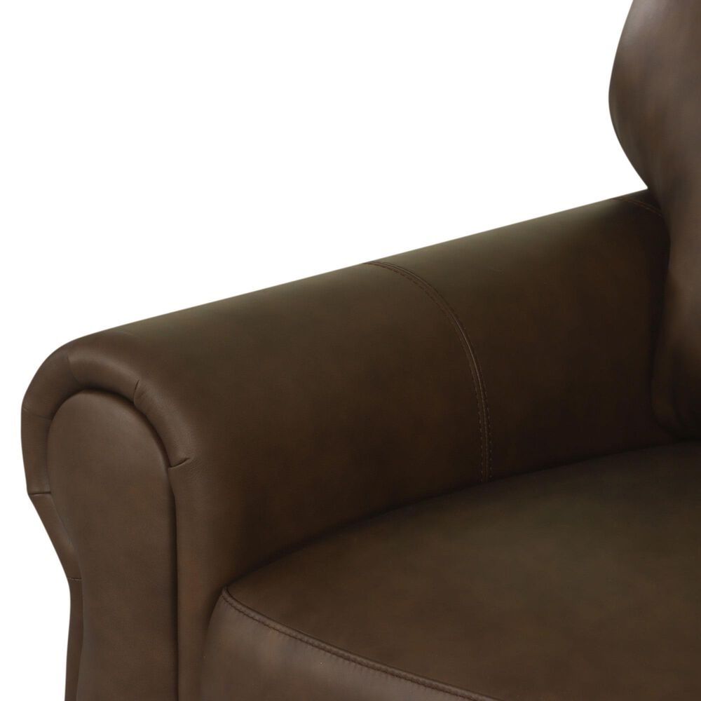 Chateau d'Ax Leather Accent Chair in Brown, , large