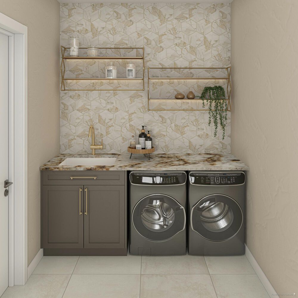 NFM Custom Countertops Bianco Lucre 3cm Granite Countertop, , large