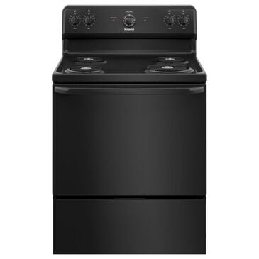 Hotpoint 5.0 Cu. Ft. Freestanding Electric Range with Sensi-Temp in Black, , large