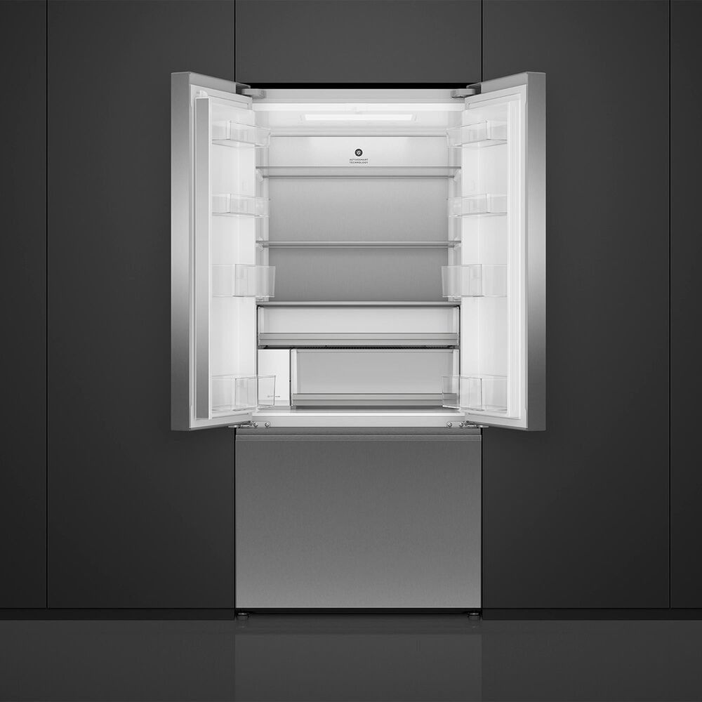 Fisher &amp; Paykel Series 7 18 Cu. Ft. French Door Refrigerator Freezer with Ice Maker and External Water in Stainless Steel, , large