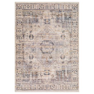 Surya Aida AAD-2307 2" x 2"11" Beige, Medium Gray, Tan, Ivory, Deep Teal and Charcoal Area Rug, , large