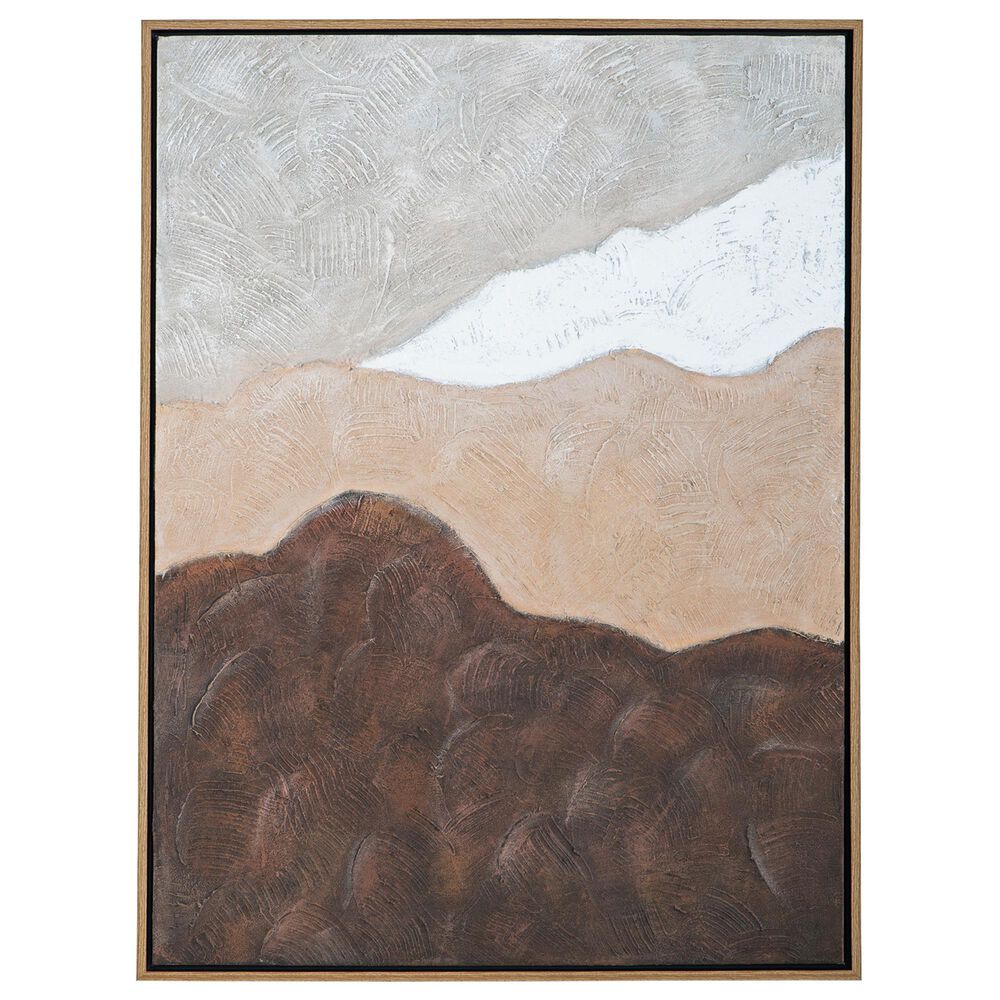 Ashley Fanthorne 36" x 48" Wall Art in Tan, Brown and White, , large