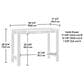 Sauder Beginnings 39" Writing Desk in Cinnamon Cherry, , large