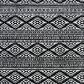 Safavieh Tulum  6" x 9" Black and Ivory Area Rug, , large