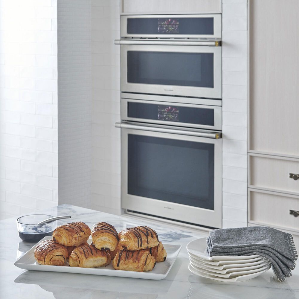 Monogram 30&quot; Smart Electric Convection Single Wall Oven Statement Collection - Stainless Steel, , large
