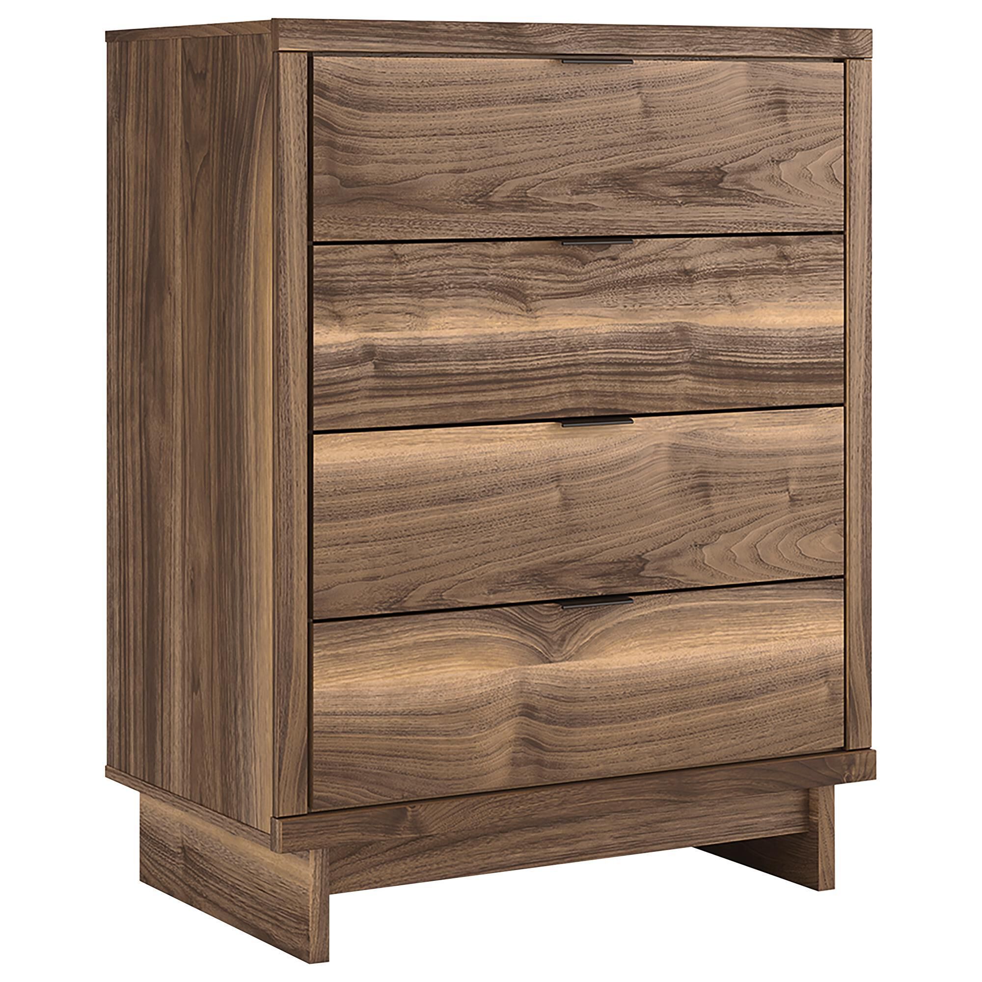 Ashley Chirason 4-Drawer Chest in Warm Natural Brown