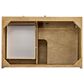 James Martin Vanities Laurent 36" Single Bathroom Vanity in Light Natural Oak with 3 cm Arctic Fall Solid Surface Top and Rectangular Sink, , large