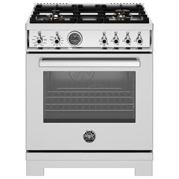 Bertazzoni Professional 4.6 Cu.Ft. Dual Fuel Range in Stainless Steel, , large