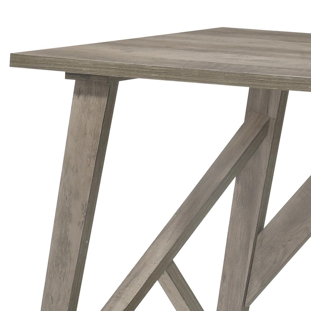Everly Living Jewel Computer Desk in Light Gray, , large
