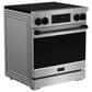 Thor Kitchen Gordon Ramsay 4.8 Cu. Ft. Professional Induction Range with Black Handle Kit in Stainless Steel, , large