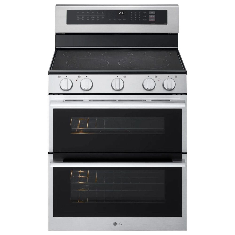 LG 7.3 Cu. Ft. Smart Electric Double Oven Freestanding Range in Stainless Steel, , large