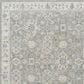 Surya Dresden Gray, White, Medium Gray, Mustard, Light Slate and Denim 7"10" Round Area Rug, , large