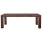 Bassett Mirror Company Walsh Dining Table in Rustic Brown Mango - Table Only, , large