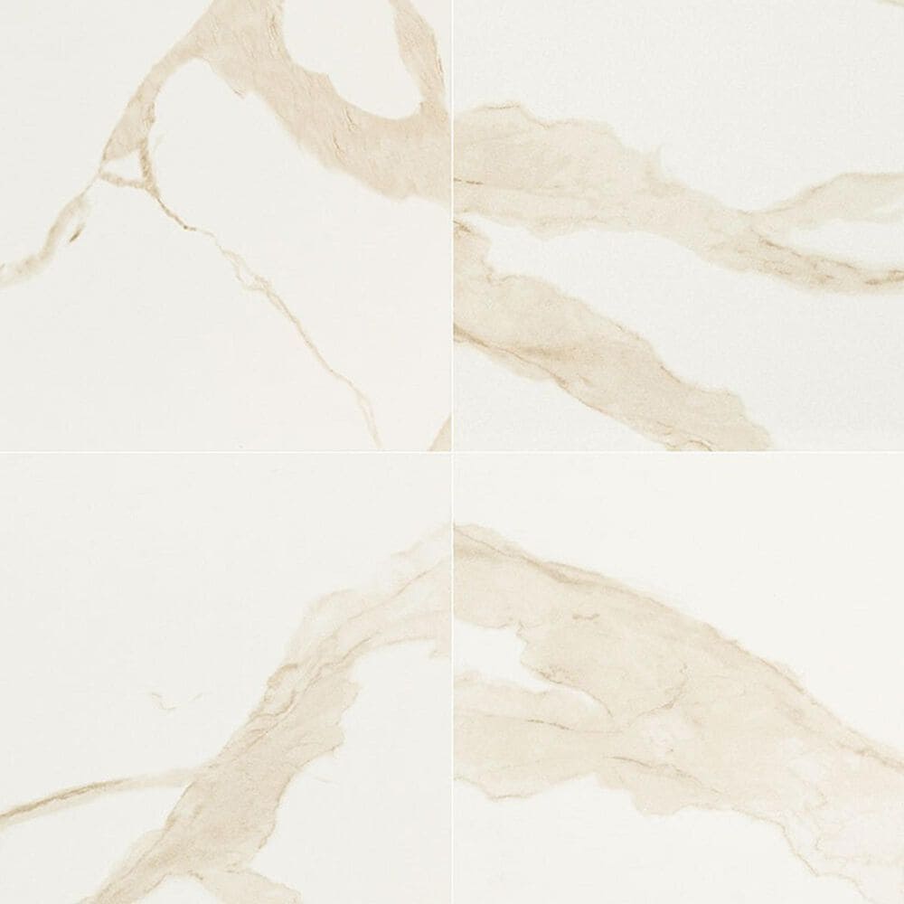 MS International Eden Calacatta 24" x 24" Polished Porcelain Tile, , large