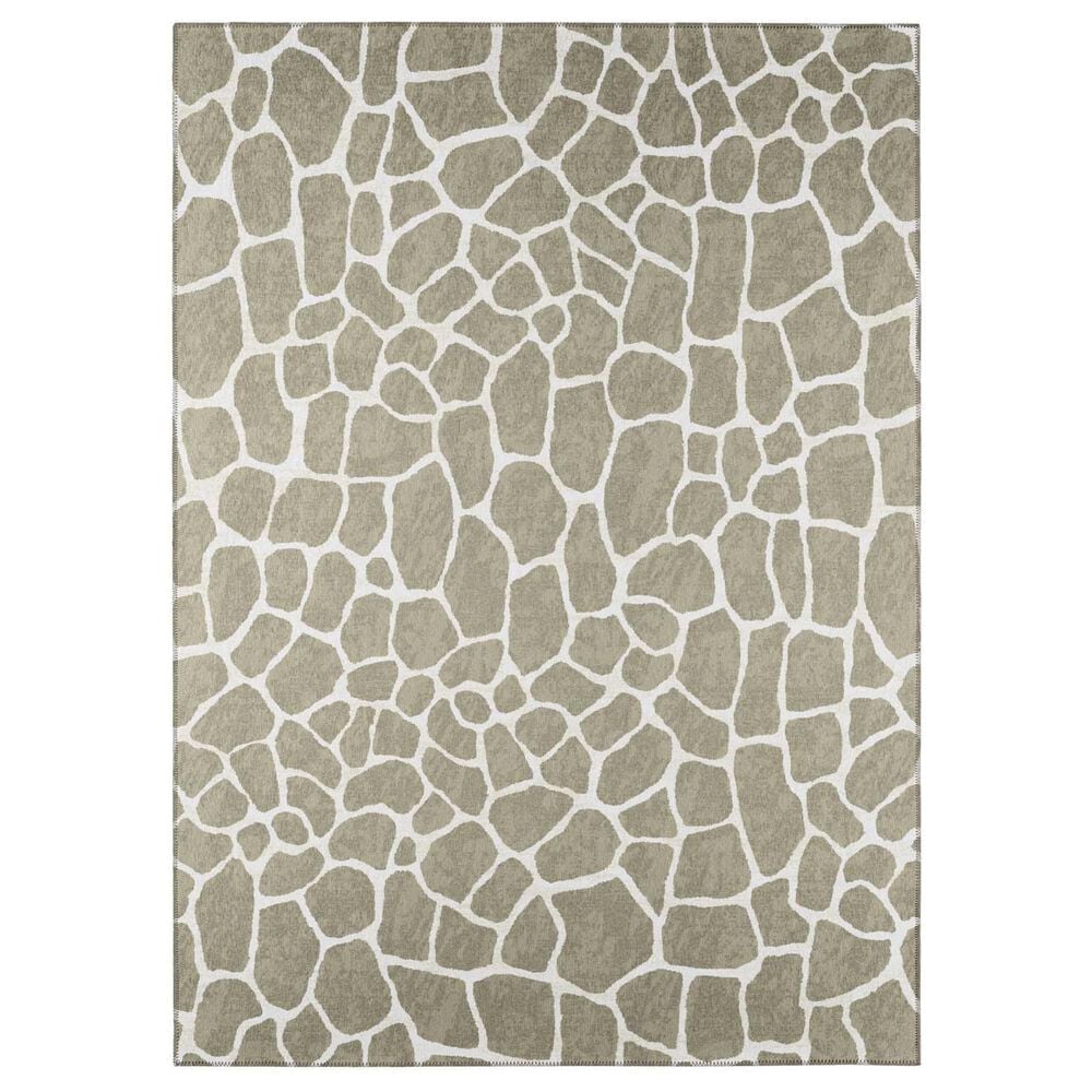 Dalyn Rug Company Mali ML4 8" Round Stone Indoor/Outdoor Area Performance Rug, , large