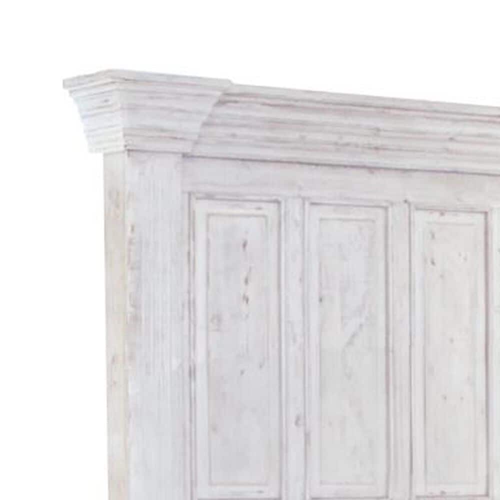 Fallridge Terra White King Bed in Vintage White, , large