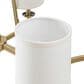 Hampton Park Elegenza 6-Light Chandelier in Antique Gold, , large