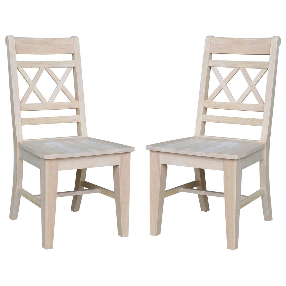 International Concepts Canyon Chair in Unfinished (Set of 2), , large
