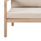 Linon Home Decor Teagon 2-Seater Outdoor Sofa with Beige Cushions in Natural, , large