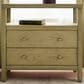 Butler Specialty Company Nora 2-Drawer Wide Nightstand with Open Shelf in Light Oak, , large