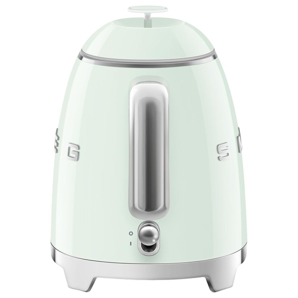 SMEG 3-Cup Stainless Steel Retro Style Mini Electric Kettle in Pastel Green, , large
