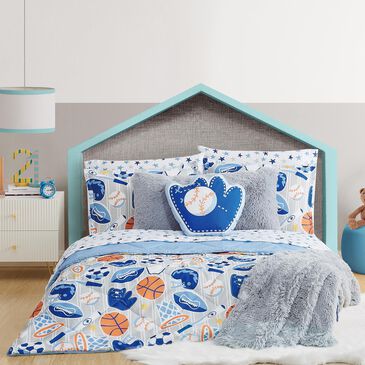 Pem America Mason & Mollie- Sports Bedding Full Set, , large