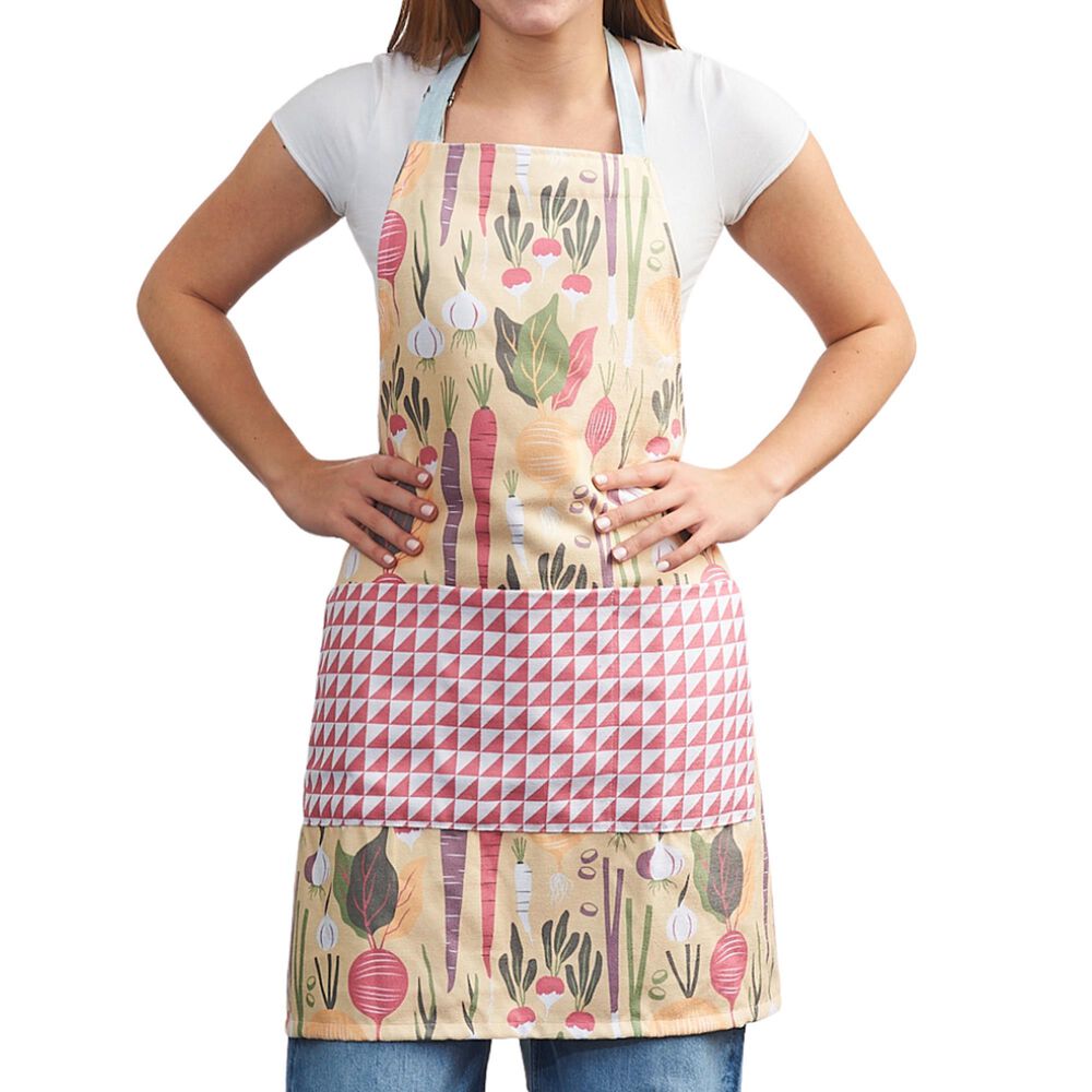 Once Again Home Rooted Attach and Go Apron in Tan, , large