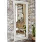 Ashley Jacee Floor Mirror in Antique White, , large