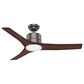 Hunter Piston 52" Outdoor Ceiling Fan with LED Light in Brushed Slate, , large